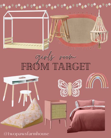 Girls room all from target! Create an oasis for your little girl and give her room a makeover using home items from target! 

#LTKhome #LTKkids #LTKsalealert