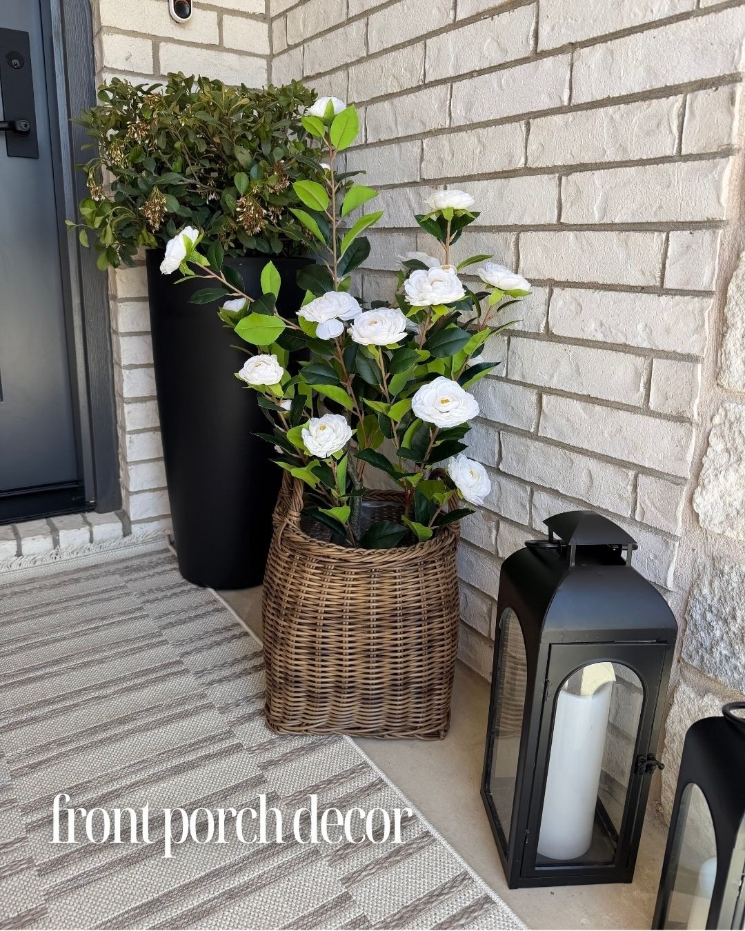 Obsessed with this new faux camelia potted plant for my front porch ☀️🌿

These faux beauties will look beautiful all year long - no more dead plants 🙅🏼‍♀️

Faux plant, faux florals, spring front porch, front porch decor, planter, planter basket, from porch refresh LTKSpringSale