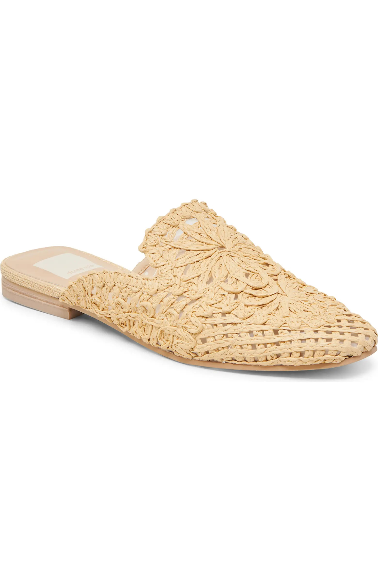 Diya Raffia Mule (Women) | Nordstrom