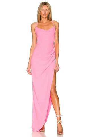 Amanda Uprichard Janet Gown in Shocking Pink from Revolve.com | Revolve Clothing (Global)