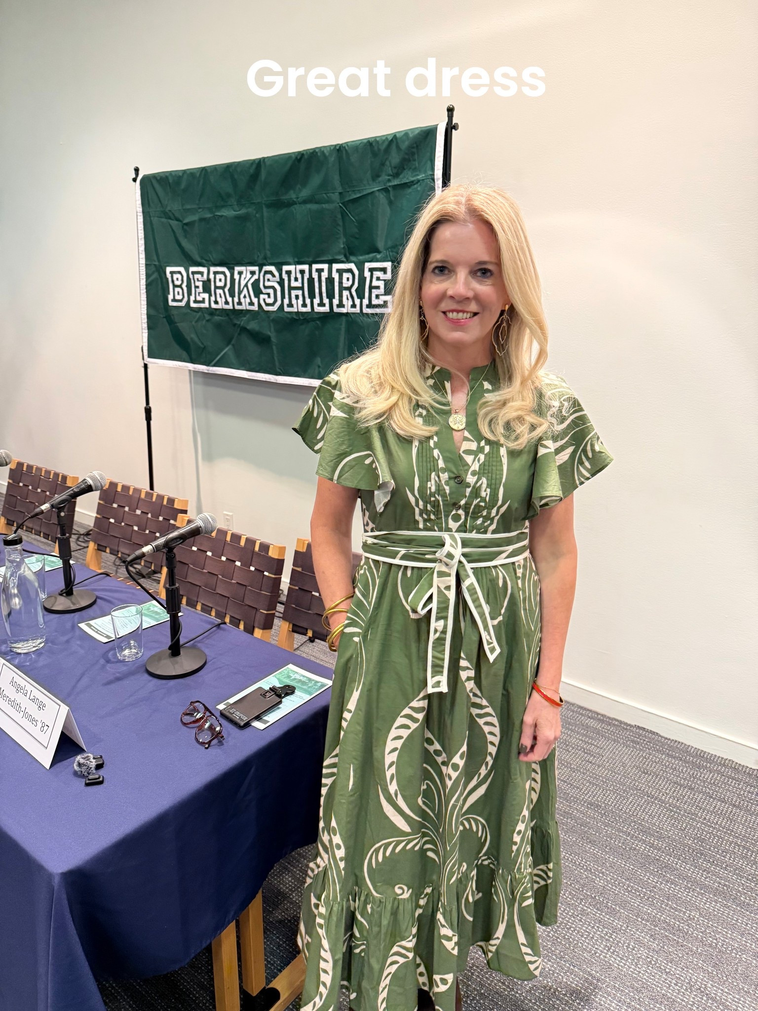 I loved wearing this beautiful green dress when I spoke on a career panel recently in New York Cityfree

#LTKootd #LTKOver40 #LTKWorkwear