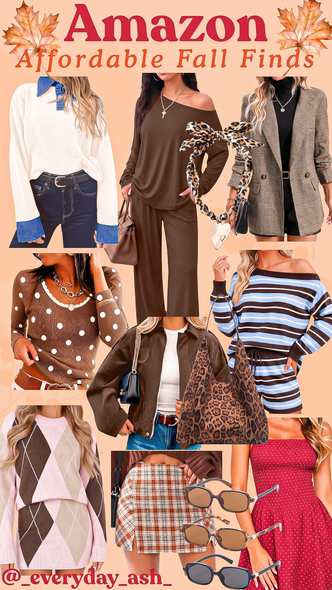 Amazon // fall fashion favorites 🤎🍁

Fall fashion, Amazon fashion , sweaters , two piece set, fall dress, fall jackets, fall accessories

#LTKgrwm #LTKootd #LTKTravel