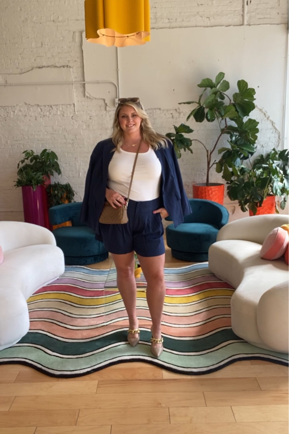 How cute is this navy blazer and short suit combo?! 

#plussizefashion #curvyfashion #plussizestyle #curvyclothing #curvystyle #tall #curvyoutfit #plussizeoutfit #outfitinspo

#LTKworkwear #LTKstyletip #LTKcurves