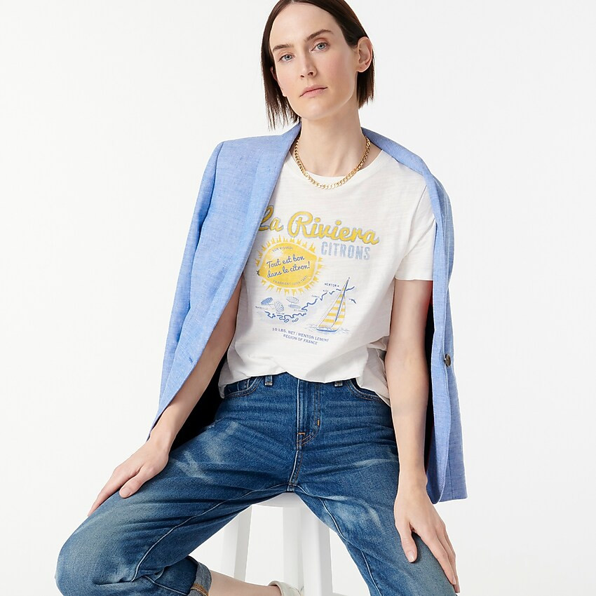Vintage cotton "Le Riviera" T-shirt | J. Crew US