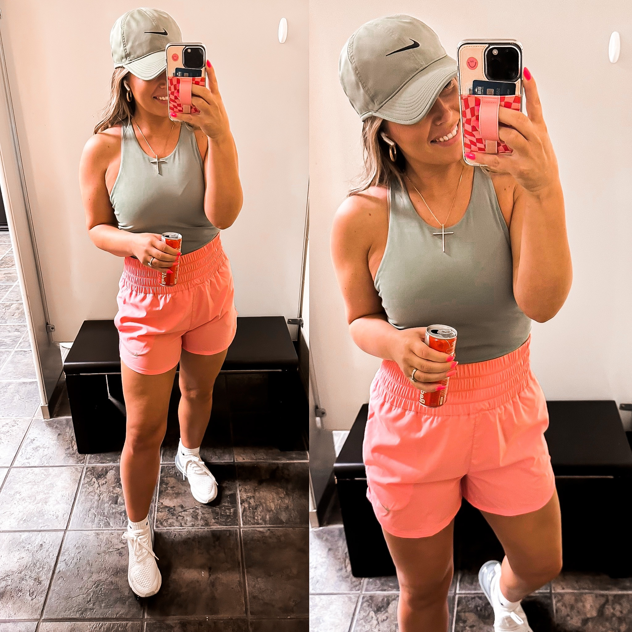 Nike high waisted shorts online