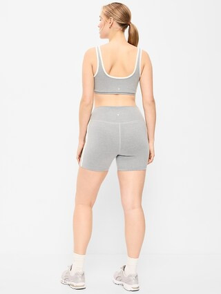 High-Waisted PowerChill Biker Shorts -- 5-inch inseam | Old Navy (US)