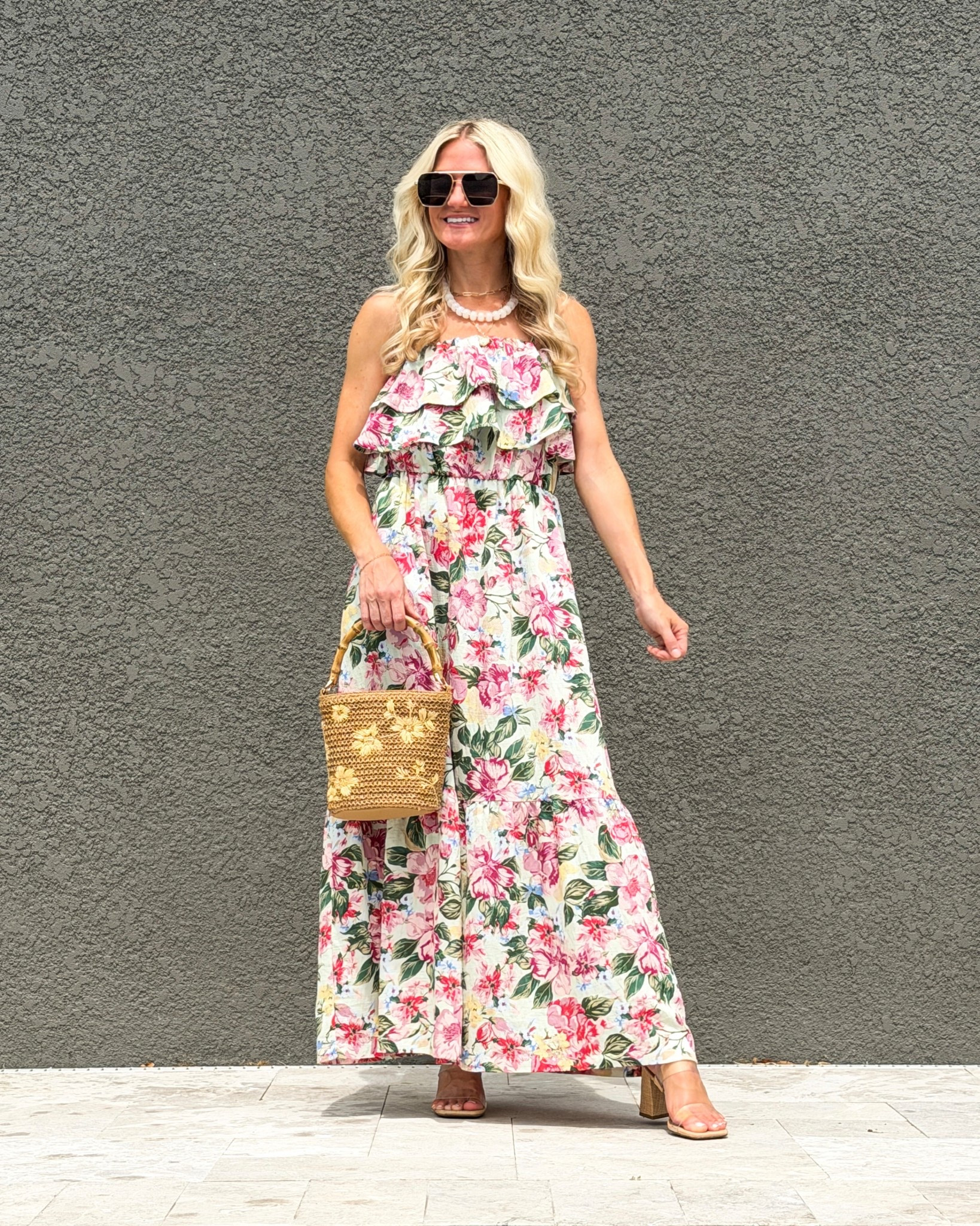 Sun dress from Target! Pretty floral pattern, dress has pockets, adjustable straps and ruffle detailing on the top. Dress is lightweight and flowy. 

#LTKgrwm #LTKootd