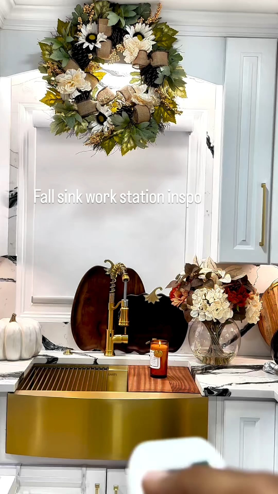 🍂✨ Fall kitchen inspiration you’ll actually feel ✨🍂

When I was designing my kitchen, I promised myself one thing: even the smallest workstation would feel like luxury. And this sink area? Ohhh, it’s my happy corner.

I layered every detail with intention smart blinds that adjust with a whisper, a dedicated light shining right over the sink (because the glow matters), my touch less  faucet paired with an in built soap dispenser and garbage disposal for that seamless look… and then, the star of the show: a stunning gold sink that catches the light like jewelry.

Just this one space speaks volumes it’s functional, soft, elevated, and makes daily life flow effortlessly. I can’t stop saying it… I love, love, love, love, love, love it. 🍁

If you’re looking for fall kitchen decor ideas, or dreaming of how to design a kitchen workstation that feels both luxe and practical, this is your sign. Start with the details they truly transform the whole experience. ✨
❇️
❇️
❇️
Follow @gettyeleos for more home videos 

#FallKitchenDecor #LuxuryKitchenDesign #KitchenInspo #InteriorDesignGoals #GoldSink
