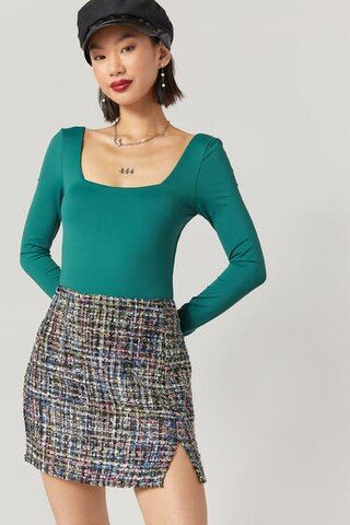 Angie Tweed Mini Skirt  - francesca's | Francesca's