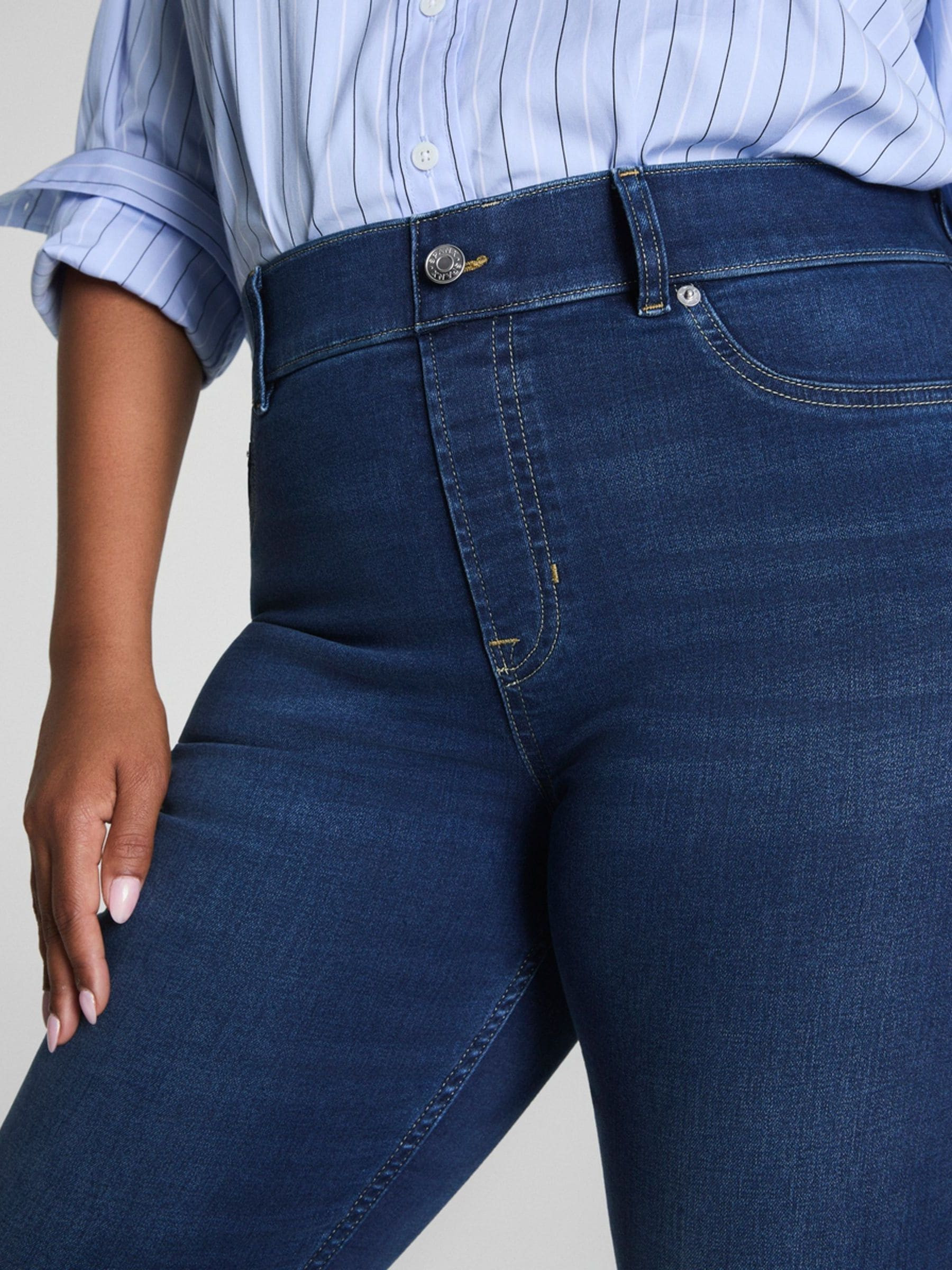 Spanx SPANX Blue SpanxShape EveryWear Flare Jeans | Next US
