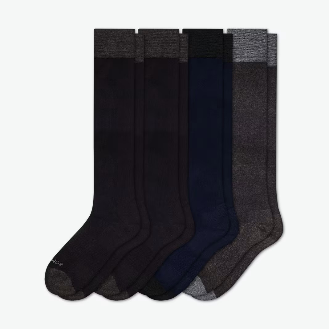 Men's Dress Knee High Solid Sock 4-Pack | Bombas