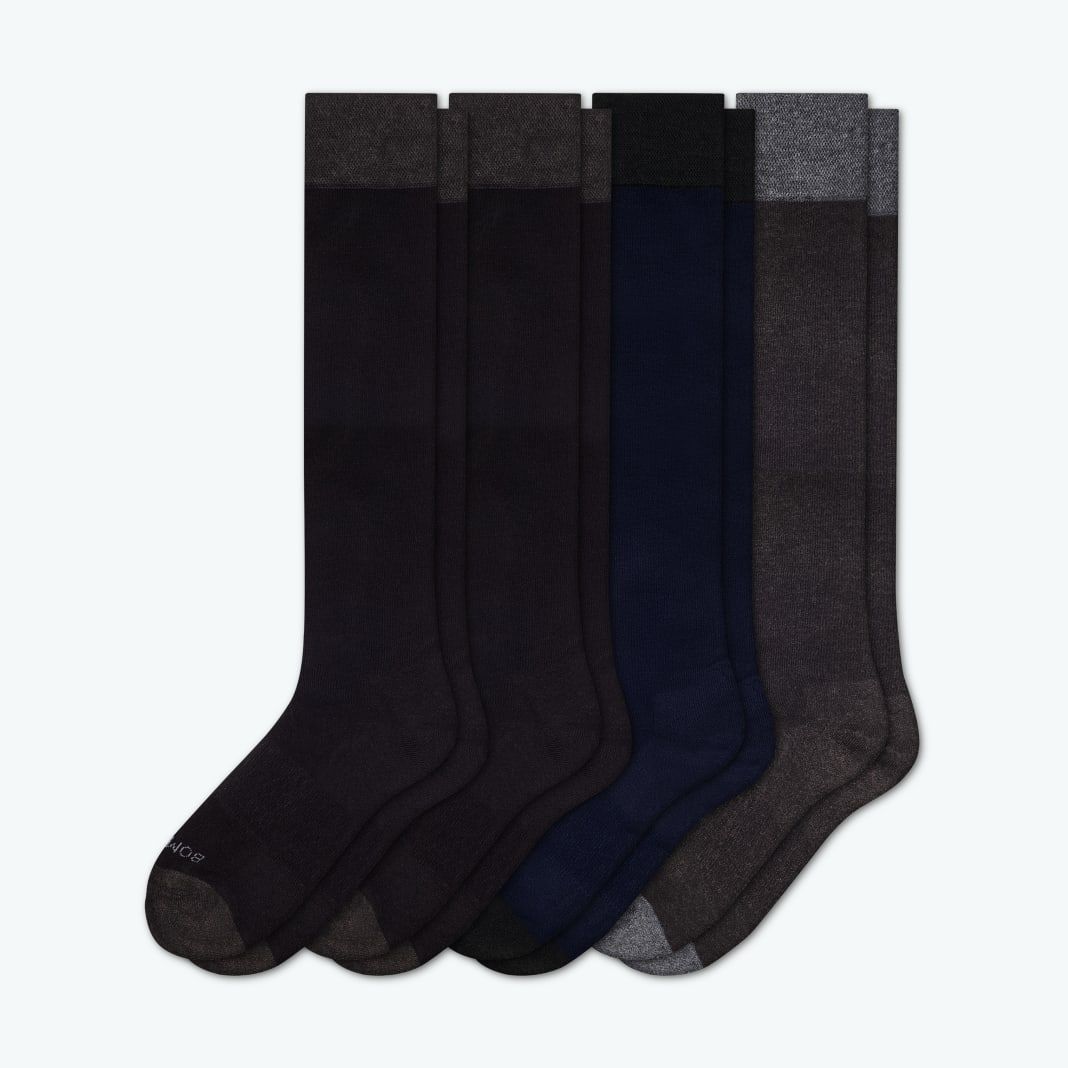 Men's Dress Knee High Solid Sock 4-Pack | Bombas Socks