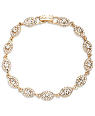 GivenchyCrystal Stone Gold-Tone Flex Bracelet | Macy's