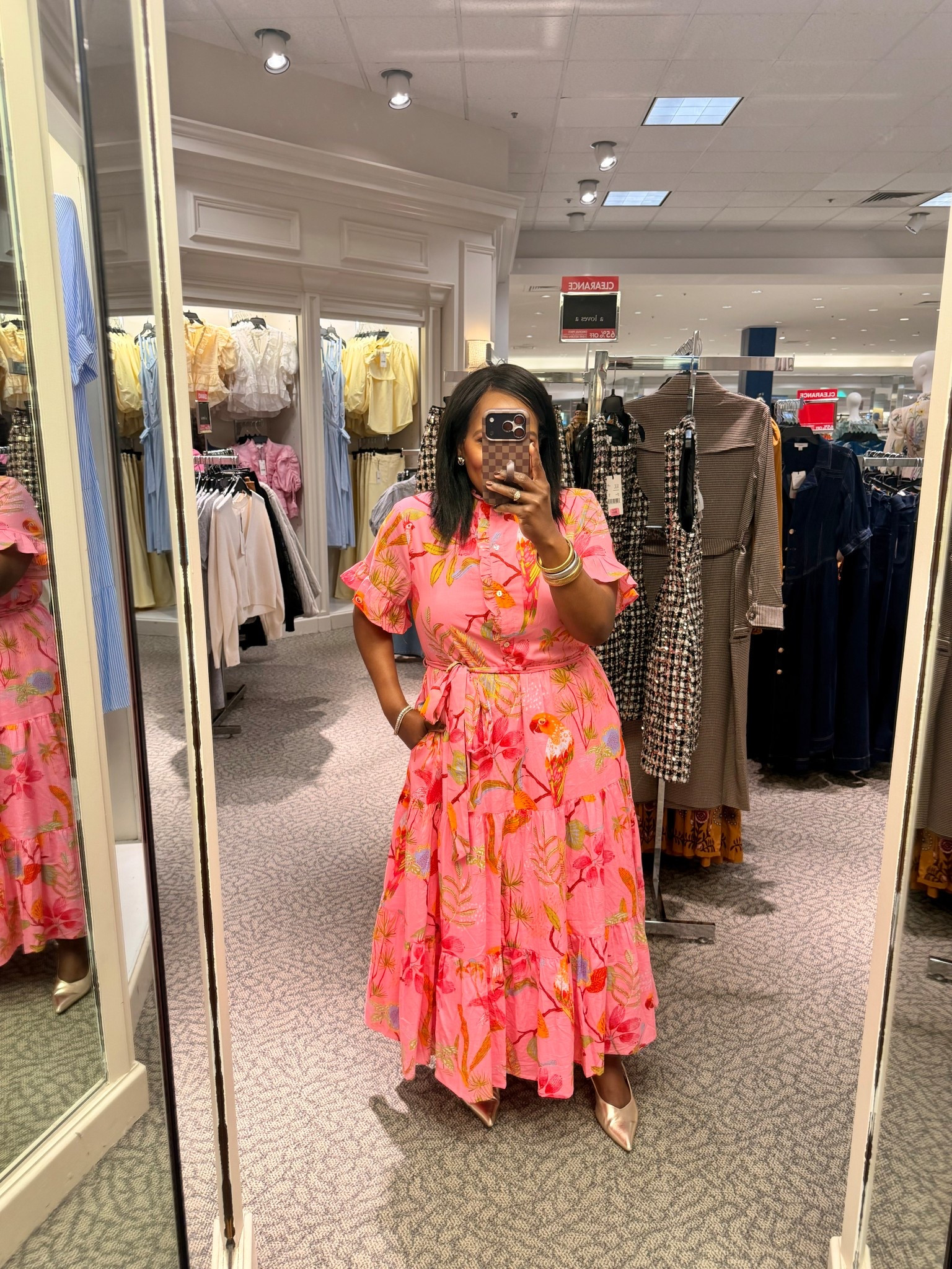 Love this pink floral maxi dress from @Dillards Inc. will be perfect for Spring Break or for Easter! 🐣 

#LTKWorkwear #LTKSeasonal #LTKMidsize