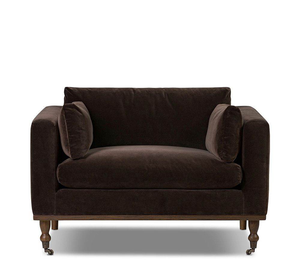 Causewell Square Arm Chair | Pottery Barn (US)