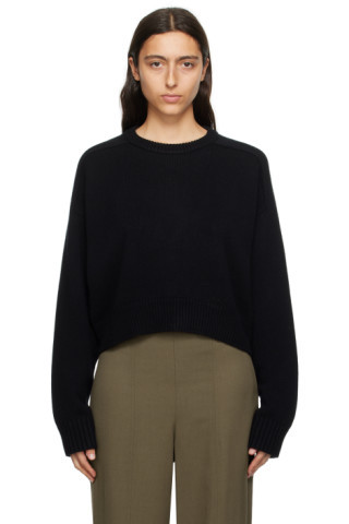 Loulou Studio - Black Bruzzi Sweater | SSENSE