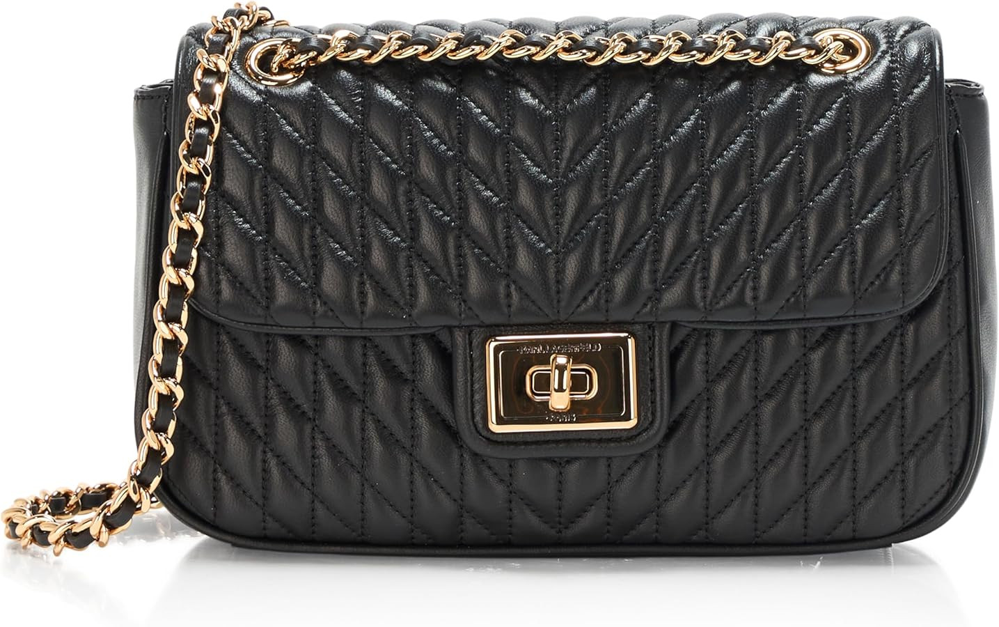 KARL LAGERFELD Agyness Solid Shoulder Bag | Amazon (US)