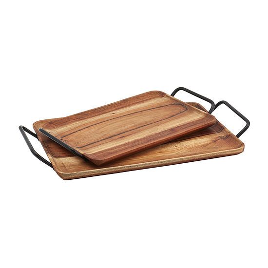 Tabletops Unlimited Acacia 2-pc. Serving Tray | JCPenney