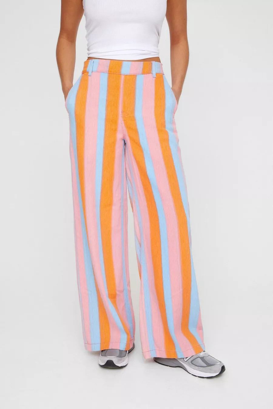 Twill Stripe Baggy Pant | Nasty Gal US