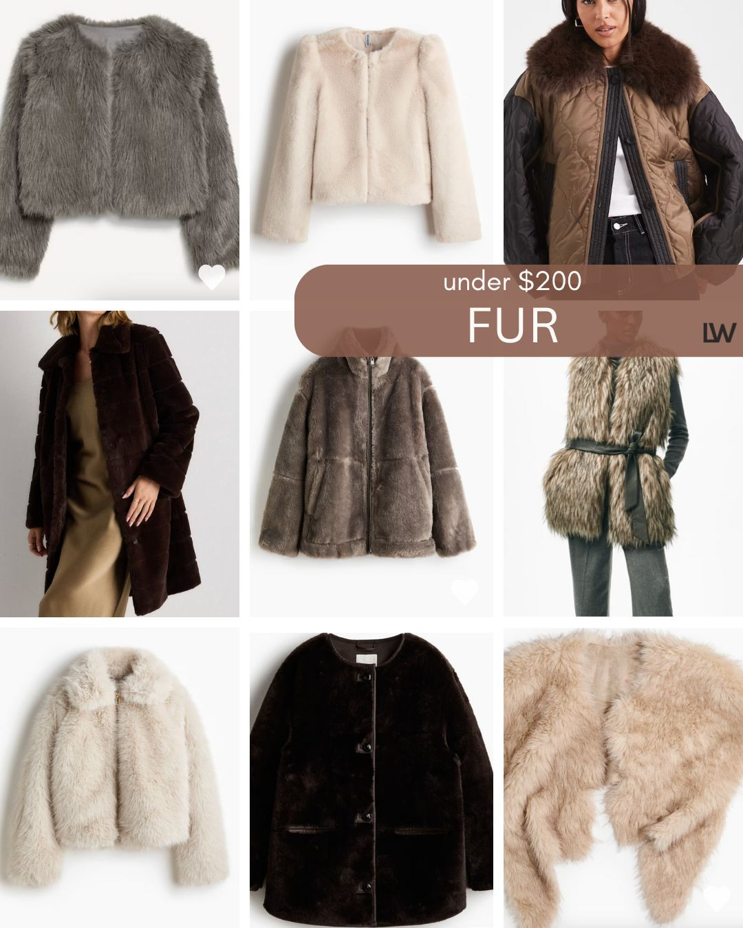 fur for under $200! 

 