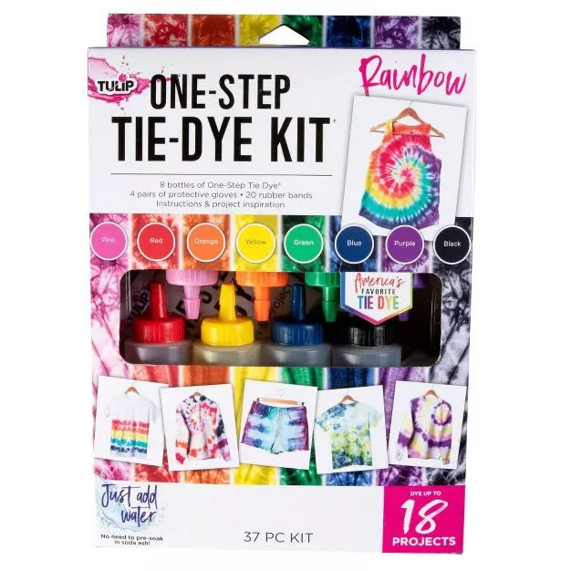 37pc One-Step Tie-Dye Kit Retro - Tulip Color