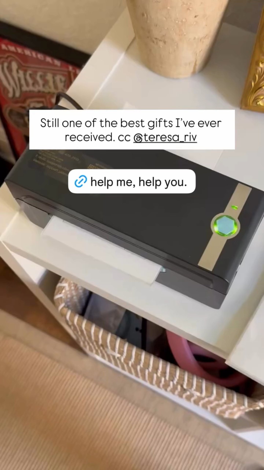 The shipping label printer I didn’t know I needed. 

#LTKHome