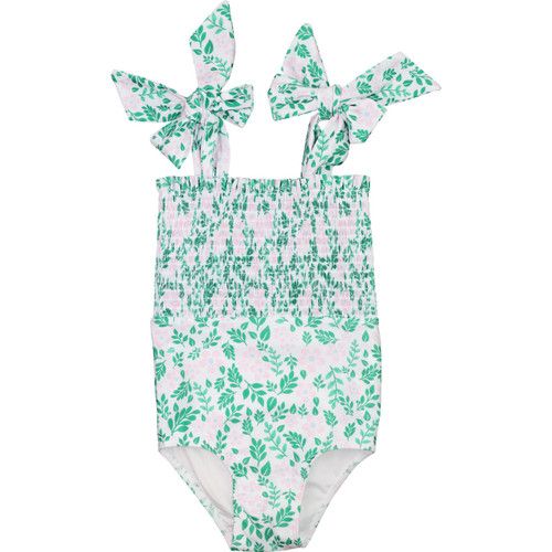 Palmer Smocked Swimsuit - Shipping Late March | Cecil and Lou