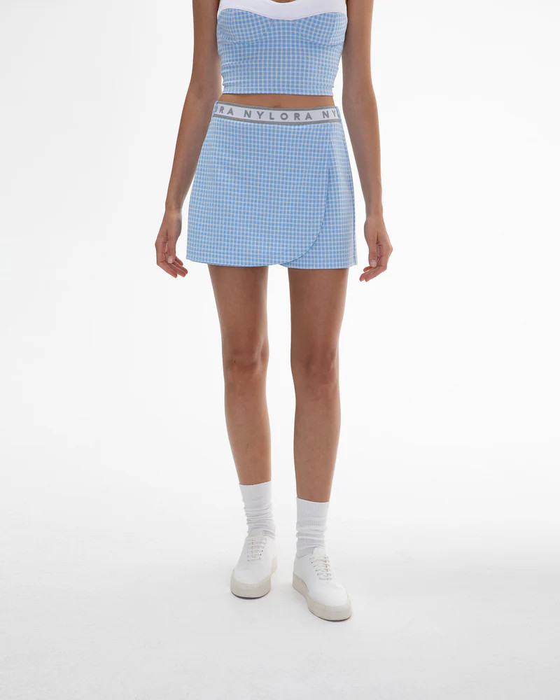 LUCAS SKORT BLUE | Nylora
