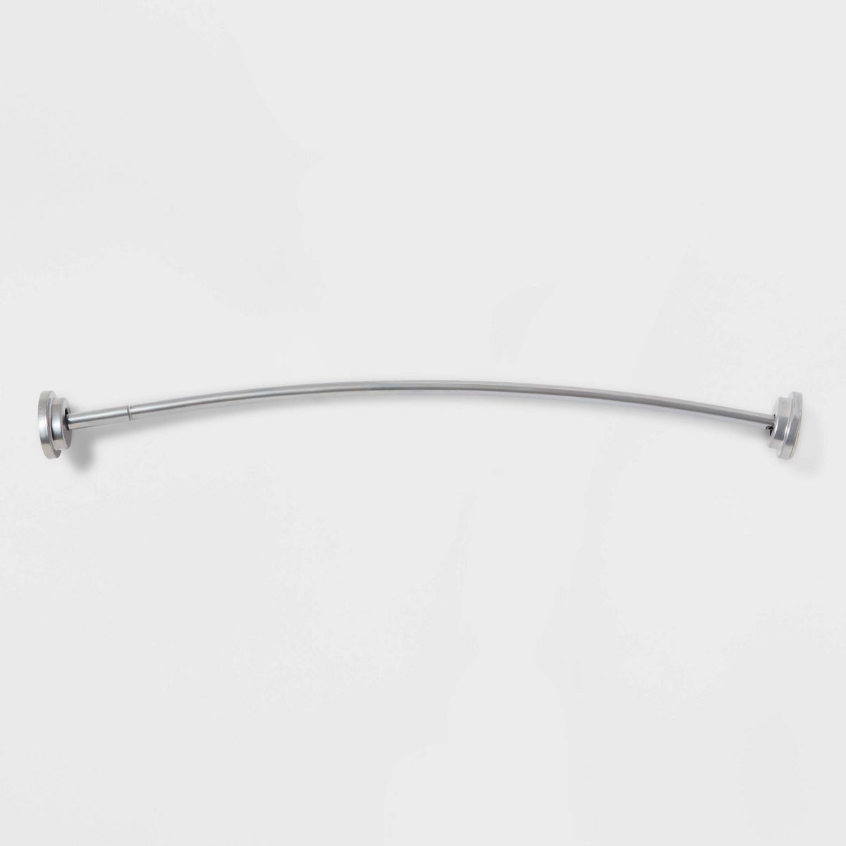 72" Dual Mount Curved Steel Shower Curtain Rod with Tiered End Cap - Made By Design™ | Target