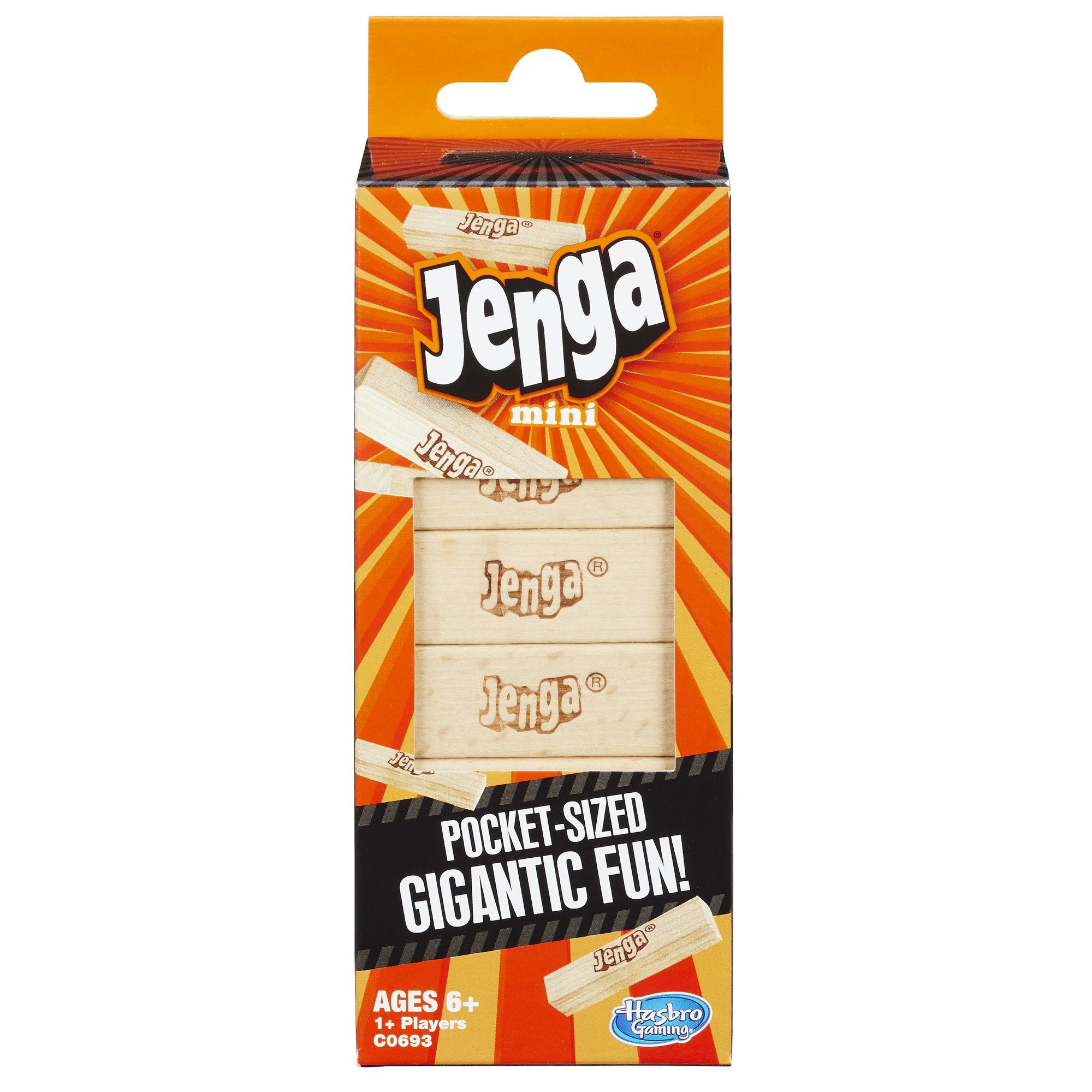 Hasbro Gaming Jenga Mini Game, Brown/a, for Ages 6+ Years | Amazon (US)