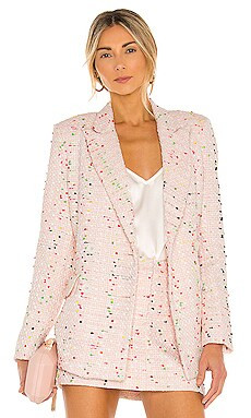 Amanda Uprichard Sawyer Blazer in Confetti from Revolve.com | Revolve Clothing (Global)