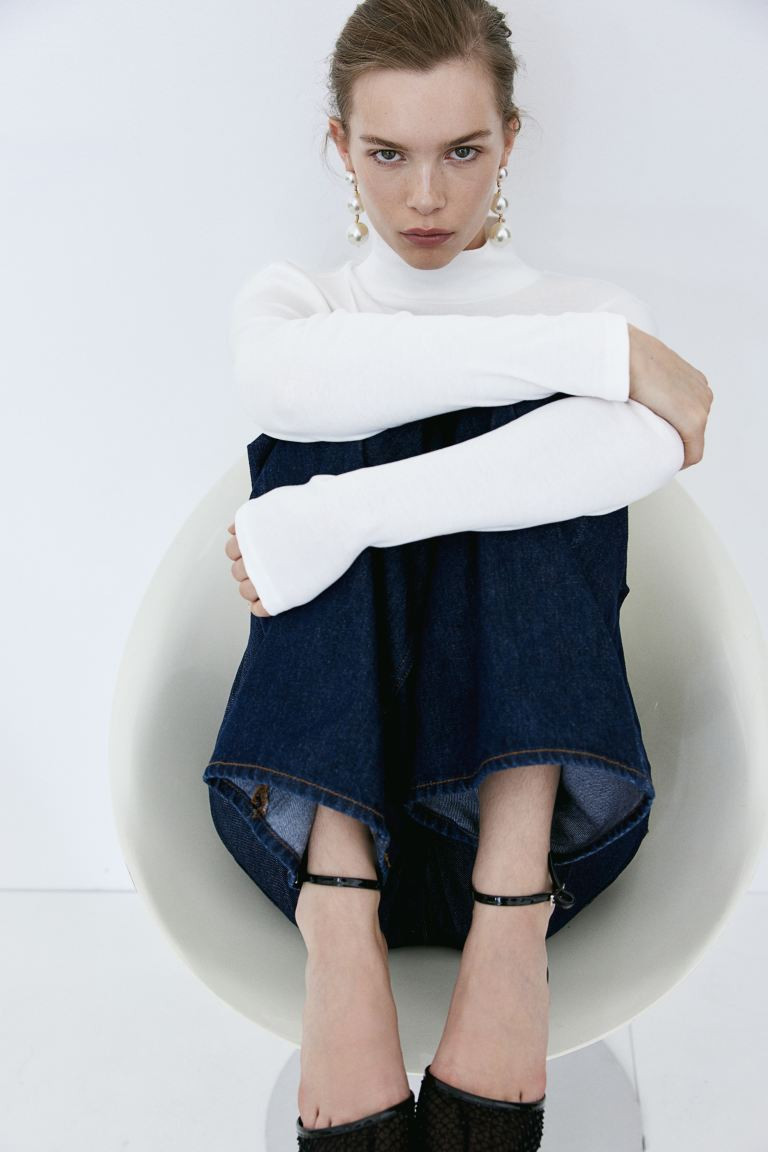 Ribbed Turtleneck Top | H&M (US + CA)