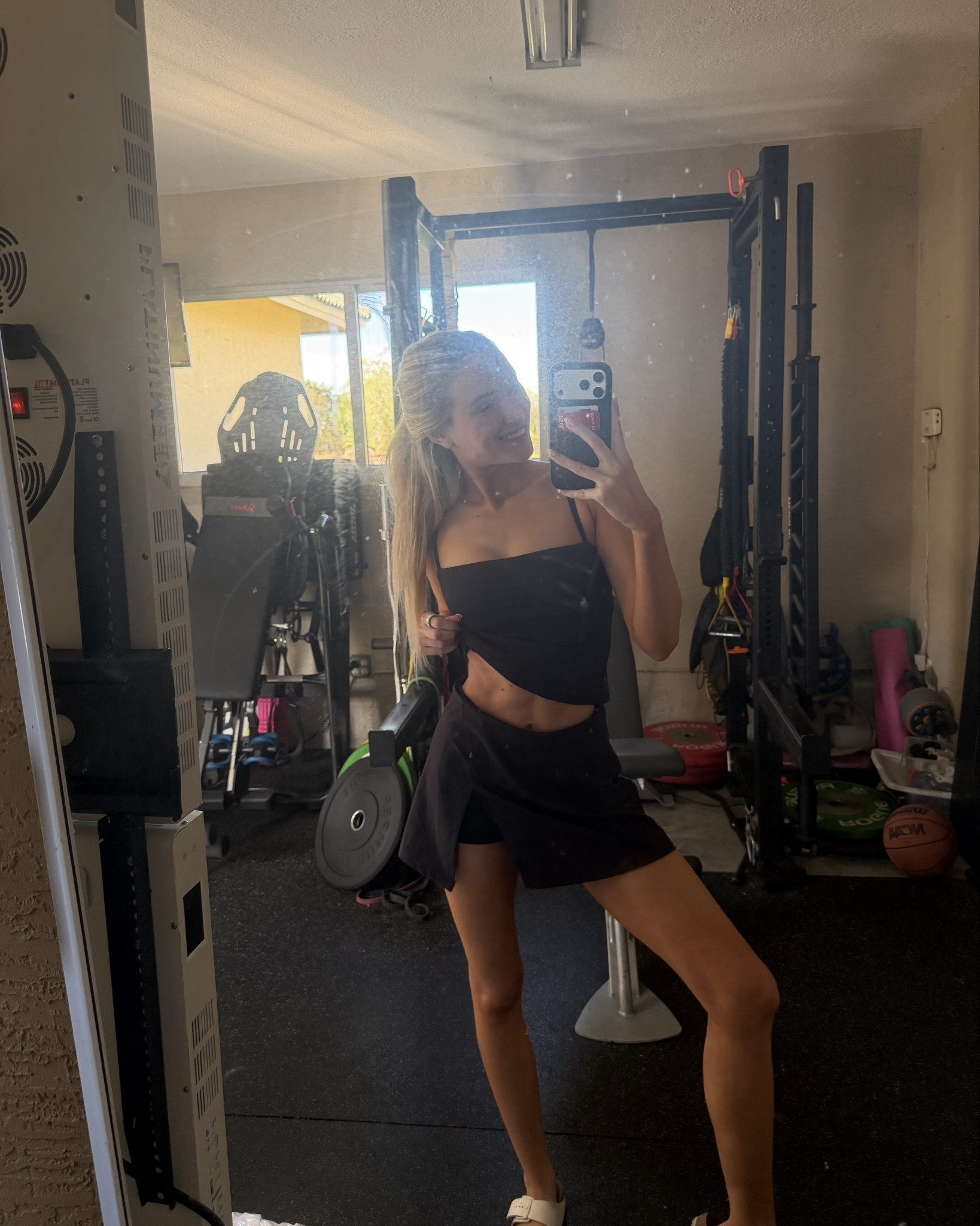 Cute little black workout outfit! 

#LTKActive #LTKootd