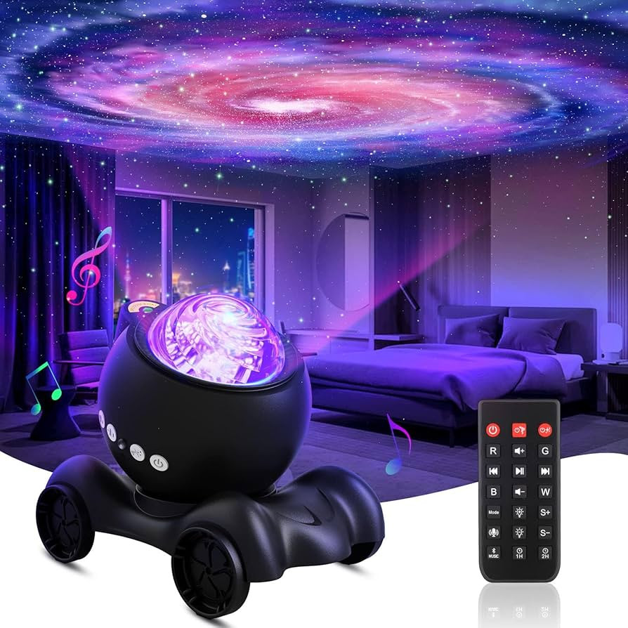ENOKIK Galaxy Projector, Star Aurora Projector Built-in Bluetooth Speaker, Night Light for Kids A... | Amazon (US)