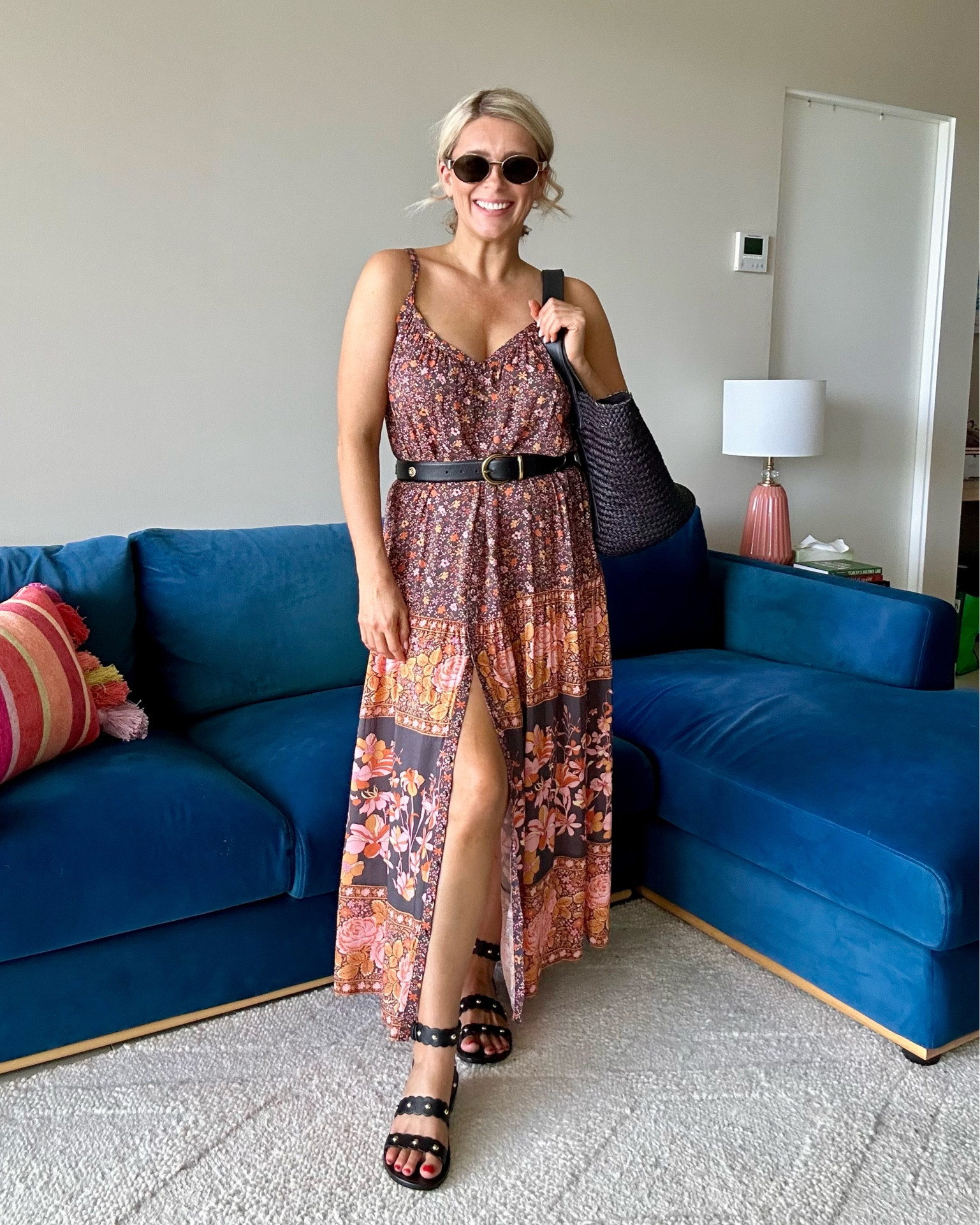Holiday vibes have entered the building with this gorgeous bohemian-style dress paired back with simple black accessories. 

Dress and belt both a medium  

#LTKsummer #LTKaustralia