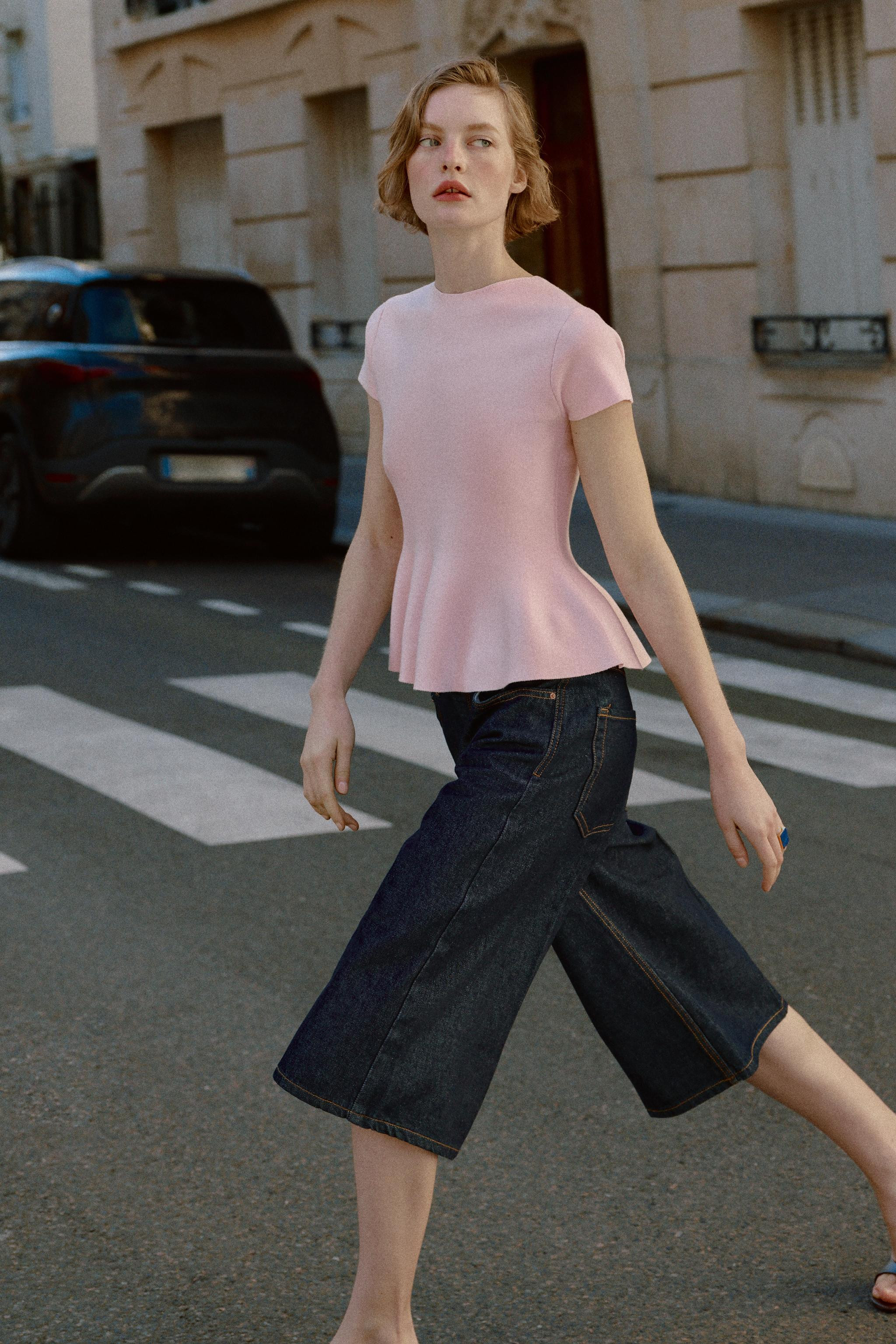 PEPLUM-STRICKTOP | Zara DE