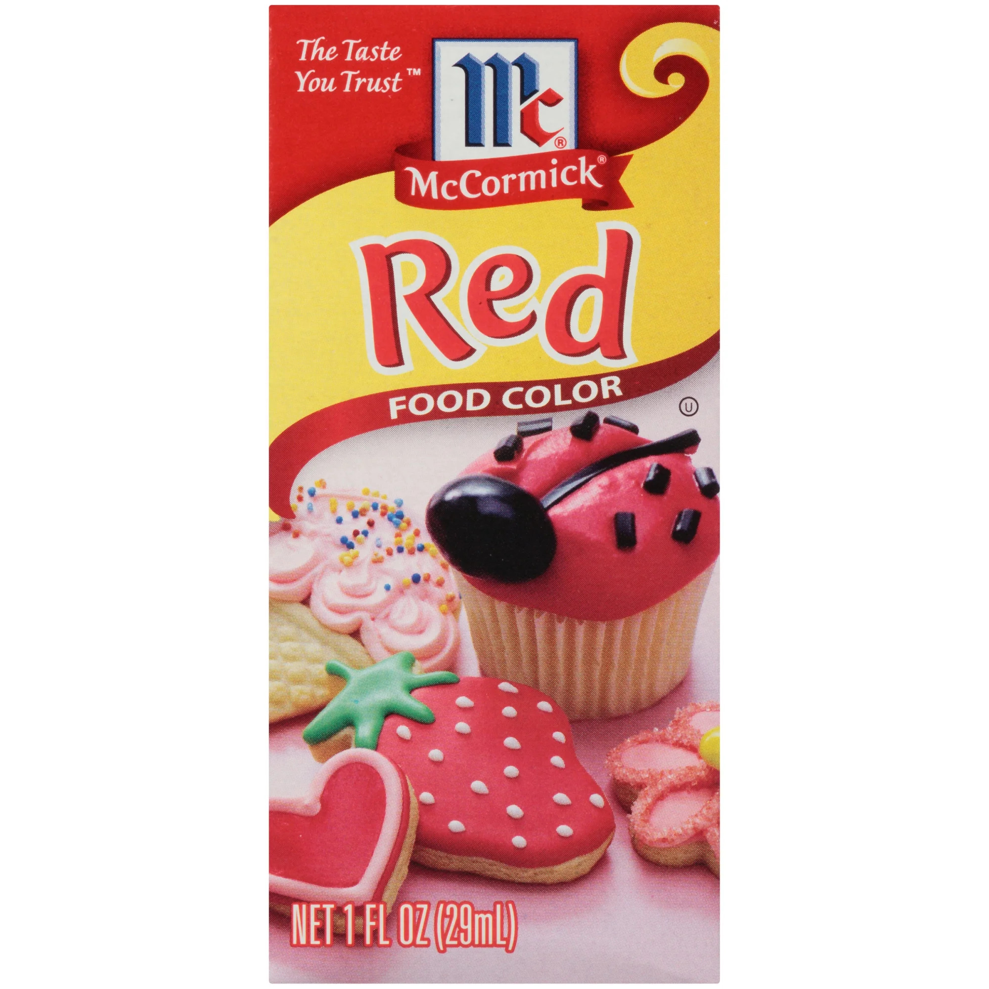 McCormick Red Food Color, 1 fl oz Food Coloring - Walmart.com | Walmart (US)