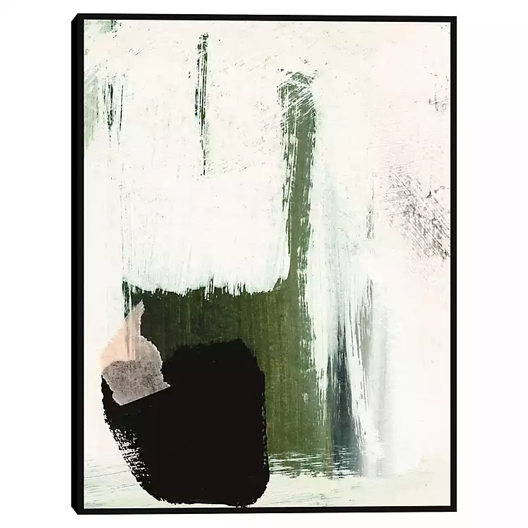 Green Abstract Minimal Framed Canvas Art Print | Kirkland's Home