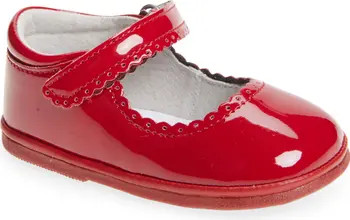 Kids' Cara Scallop Mary Jane Flat | Nordstrom