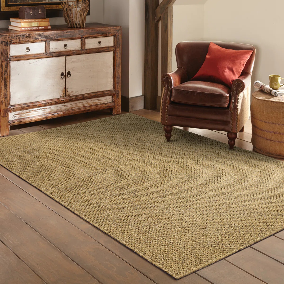 Beachcrest Home™ Wilkerson Indoor / Outdoor Area Rug in Tan/Light Brown & Reviews | Wayfair | Wayfair North America