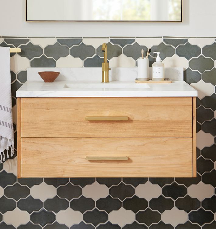 Geneva 36" Wall Mount Single Vanity | Rejuvenation