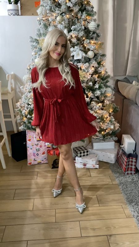 Can’t believe next Sunday is already Christmas 🎄Which is your fav holiday dress? 
.
.
Christmas outfit idea , Christmas dress , holiday outfit , holiday dress , heels , winter outfit , party dress , Pinterest girl , Pinterest outfit , aesthetic outfit , effortless chic , minimalist style , outfit inspiration , cute clothes , fashion inspiration , Christmas Day , Christmas tree , Home decor 

#christmasdress #christmasdecor #christmastree #holidaydecor #holidaydress #christmasoutfits #holidayoutfit #winteroutfit #pinterestaesthetic #pinterestoutfit #pinterestgirl #aestheticpics #aestheticclothes #aestheticchristmas #christmasaesthetic #christmasvibes #chicagoil #chicagoblogger #latinastyle #cuteclothes #partydress #effortlesschic #minimalisthome #minimalistoutfit #teacherlife #teacherstyle

#LTKGiftGuide #LTKHoliday #LTKSeasonal