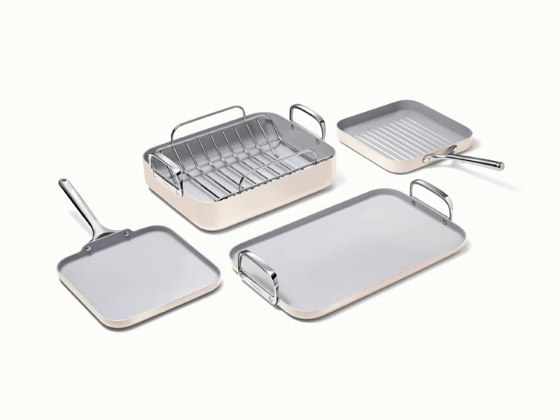 Squareware Set | 7-Piece Square Cookware | Caraway