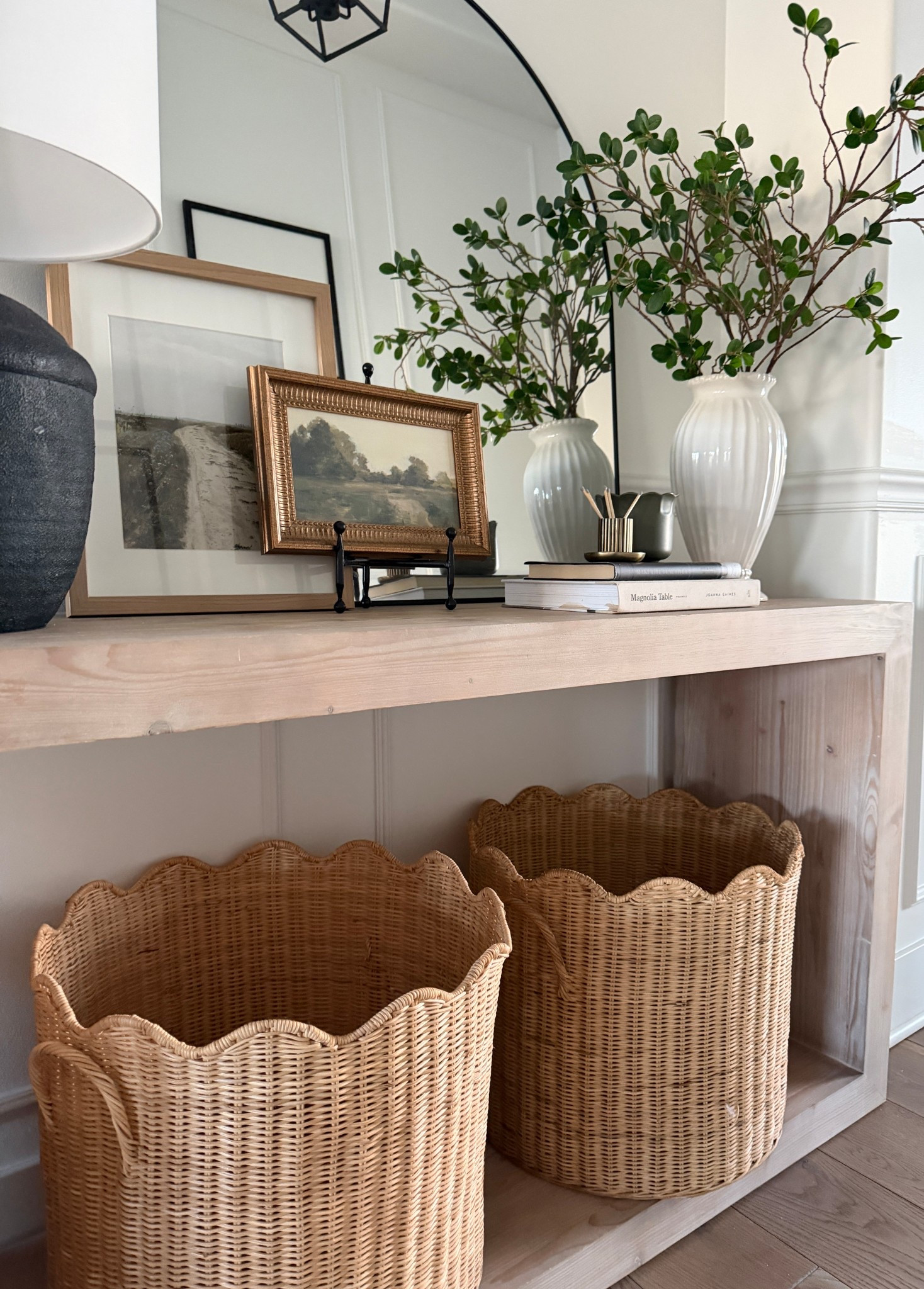 Spring refresh on the console table 🌿✨
Swapped in lighter tones, fresh greenery, and simple neutral decor to brighten up this entryway for spring. A styled console table is such an easy way to refresh your home without a full makeover. All my favorite affordable spring home decor, console table decor, neutral accents, and entryway finds are linked on LTK for an easy seasonal update.

spring home decor, console table decor, entryway table styling, spring refresh home, neutral home decor, affordable home decor, modern entryway decor, small entryway ideas, farmhouse console table, minimalist home decor, spring decorating ideas, home styling tips, entryway decor ideas, target home finds, amazon home finds

#LTKSeasonal #LTKHome