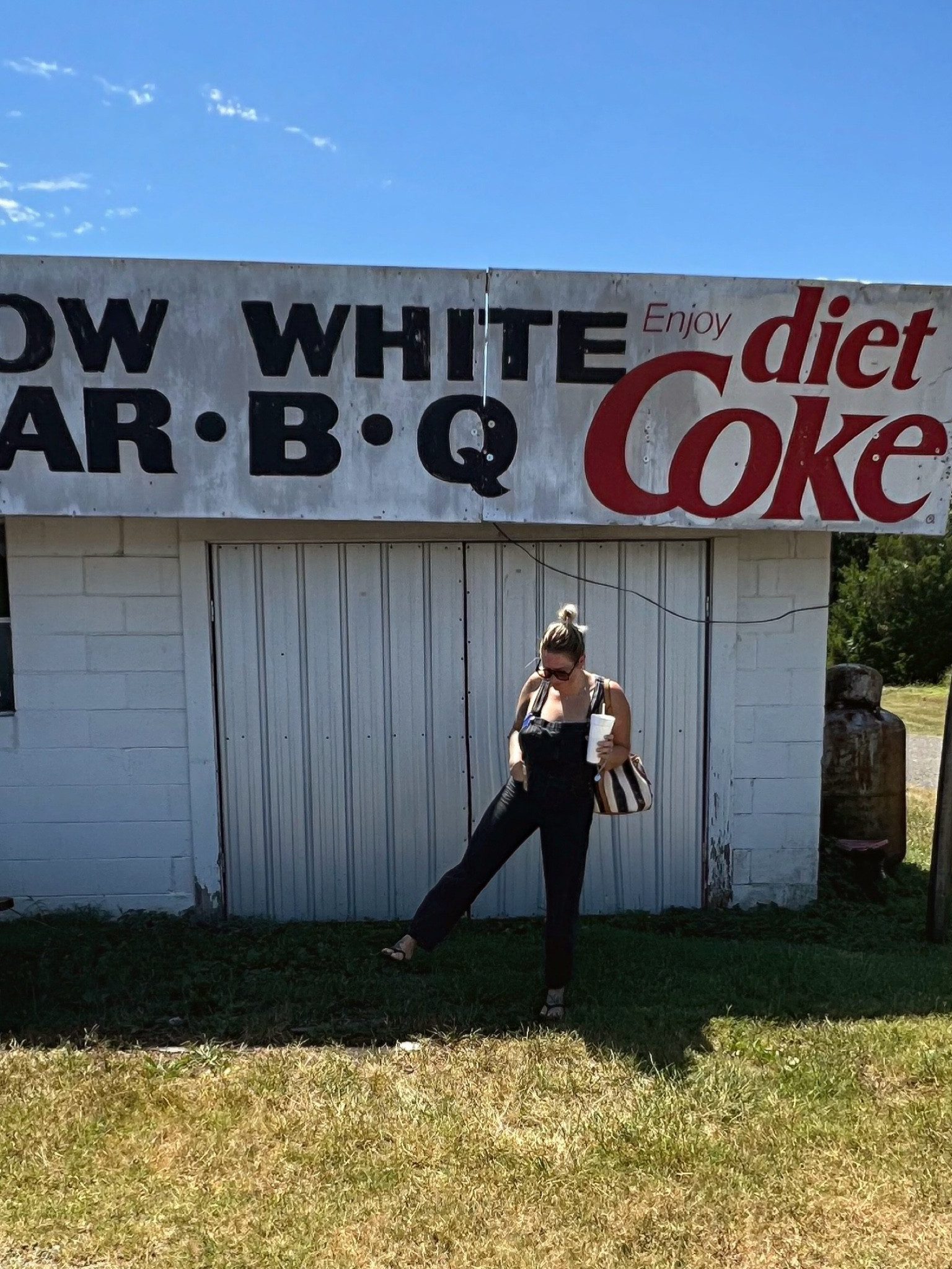 Saturday overalls outfit I’m in a size large in them and the top. No bra necessary ✨🫶🏻

#LTKSaleAlert #LTKMidsize