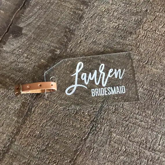 Personalized Luggage Tag Acrylic Luggage Tag Acrylic Place | Etsy | Etsy (US)