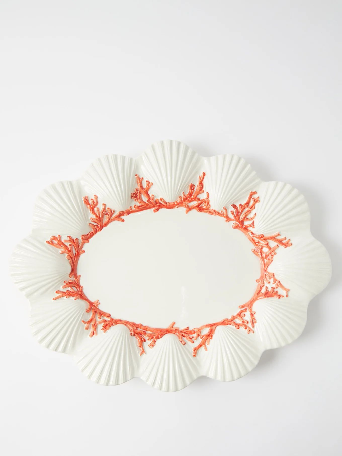 Saint Jacques shell ceramic platter | Les Ottomans | Matches (US)