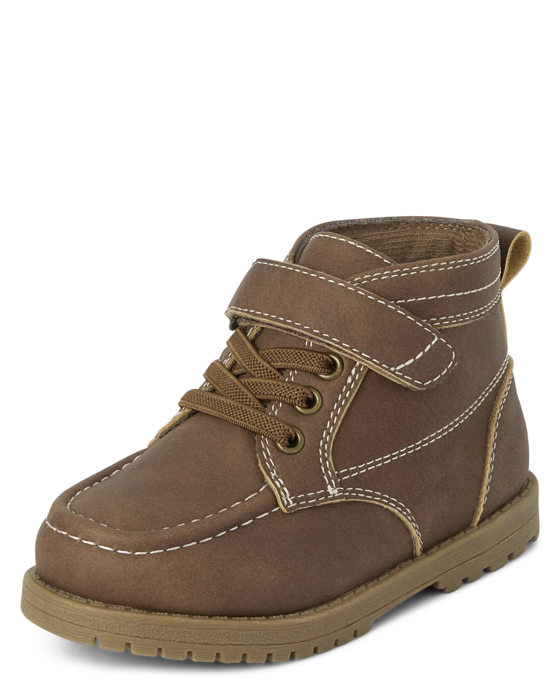 Toddler Boys Lace Up Boots - brown | The Children's Place