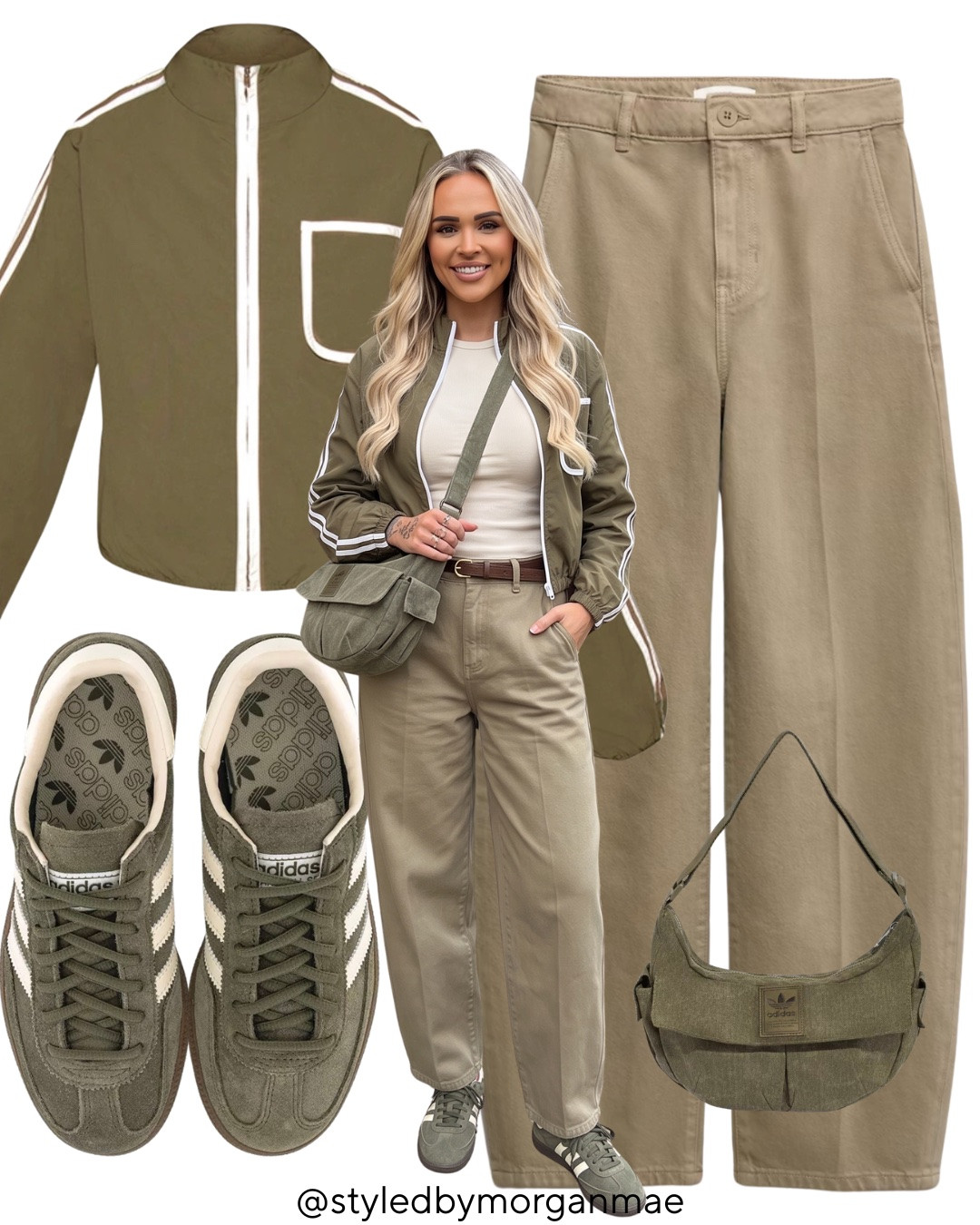 THE KHAKI TROUSER EDIT 🍂🫒🍸

One pair of trousers, styled three completely different ways for that current in between season when the cold weather hasn’t quite hit yet… 

1. Tonal olive layers + trainers for an easy everyday look
2. A camel jacket + pointed slingbacks for something a little more polished
3. A simple cream top + chocolate trainers for coffee runs and casual days (faveeee) 

These £38 barrel leg trousers are such a good transitional piece! Super comfy, wearable and so easy to dress up or down.

Save this & follow for some autumn outfit inspiration 🍂

#KhakiTrousers #AutumnOutfits #TransitionalStyle #OutfitIdeas #EverydayStyle

#LTKautumn #LTKworkwear #LTKstyletip