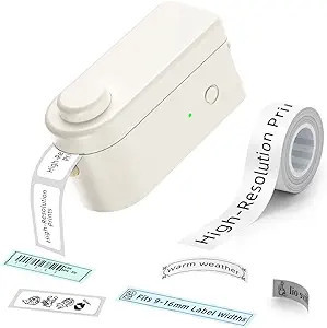 Makeid Label Maker Machine with Tape HD (300dpi) - 9/12/16mm Waterproof Tape, Portable & Recharge... | Amazon (US)